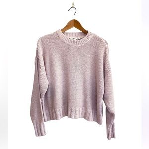 RETROD Chunky Knit Crewneck Pullover Sweater